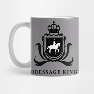 Dressage King Black Mug